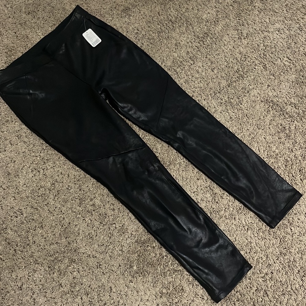 Free People faux leather leggings
